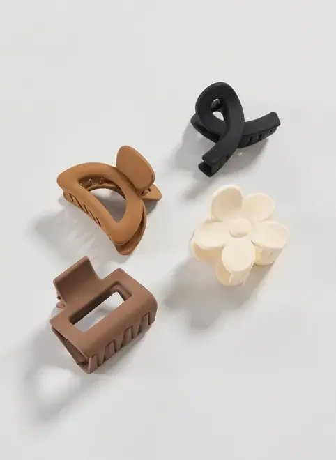 conjunto 4 piranhas de cabelo conjunto 4 piranhas de cabelo