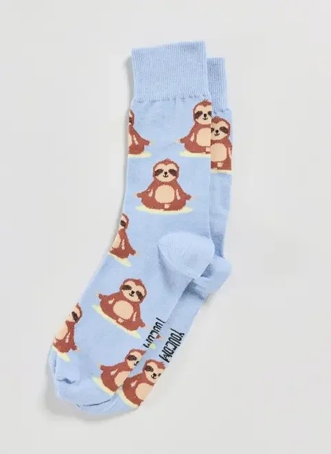 meia azul preguiça zen meia azul preguiça zen