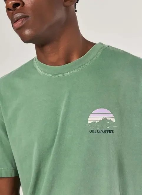 camiseta comfort verde montanhas camiseta comfort verde montanhas