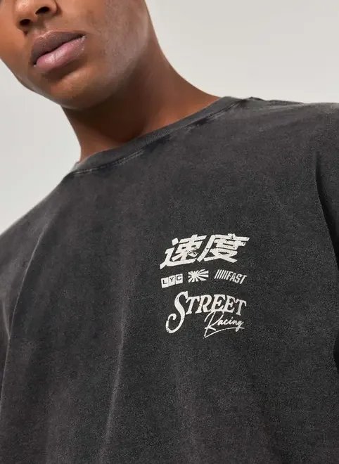 camiseta oversized cropped estonada racing camiseta oversized cropped estonada racing