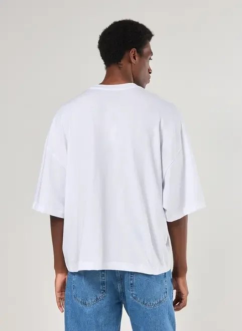 camiseta oversized cropped camiseta oversized cropped