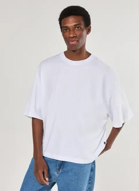 camiseta oversized cropped camiseta oversized cropped