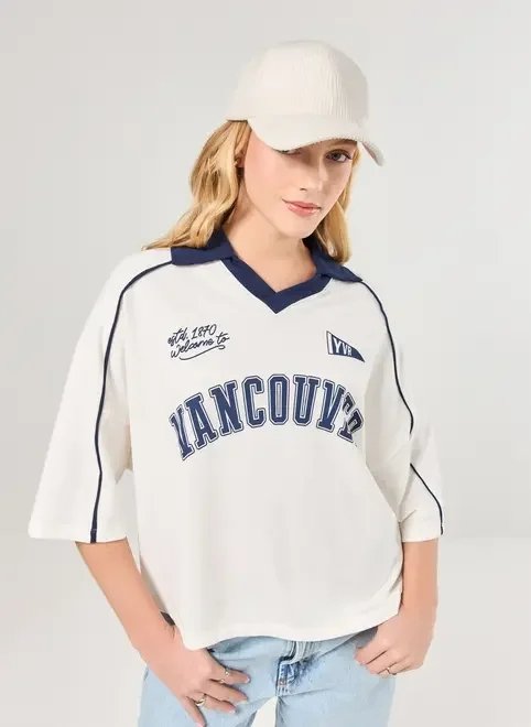 camiseta off-white esportiva com golinha camiseta off-white esportiva com golinha