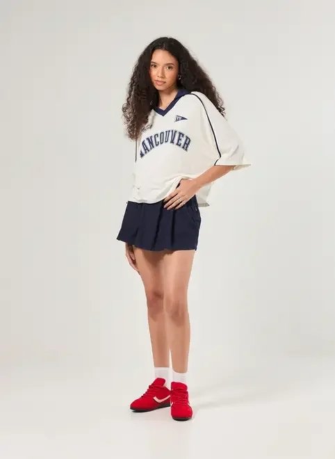 camiseta off-white esportiva com golinha camiseta off-white esportiva com golinha