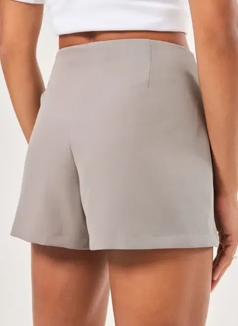 short saia alfaiataria transpassado short saia alfaiataria transpassado