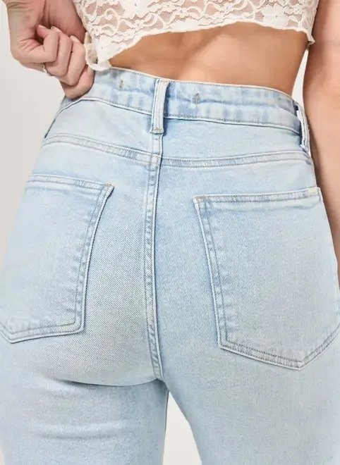 calça jeans flare cintura alta calça jeans flare cintura alta