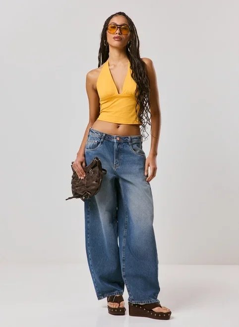calça barrel jeans calça barrel jeans