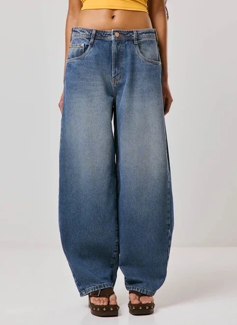 calça barrel jeans calça barrel jeans