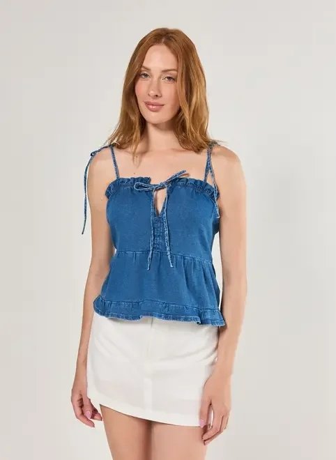 regata jeans babados regata jeans babados