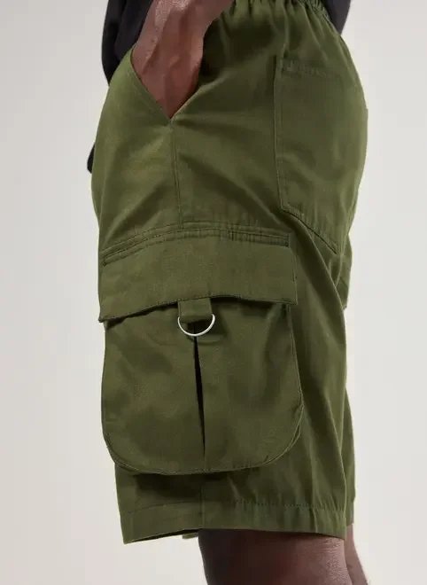 bermuda cargo em sarja bermuda cargo em sarja