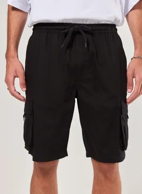 bermuda cargo em sarja bermuda cargo em sarja