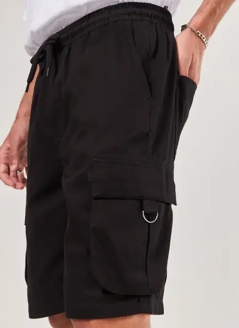 bermuda cargo em sarja bermuda cargo em sarja