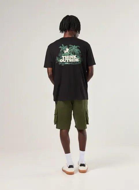 bermuda cargo em sarja bermuda cargo em sarja