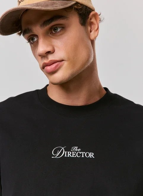 camiseta comfort preta director camiseta comfort preta director