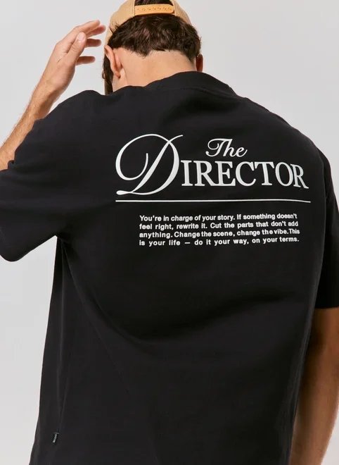 camiseta comfort preta director camiseta comfort preta director