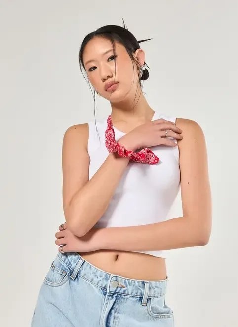 scrunchie vermelho estampa bandana scrunchie vermelho estampa bandana