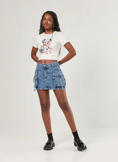 mini tee off-white cachorrinho mini tee off-white cachorrinho