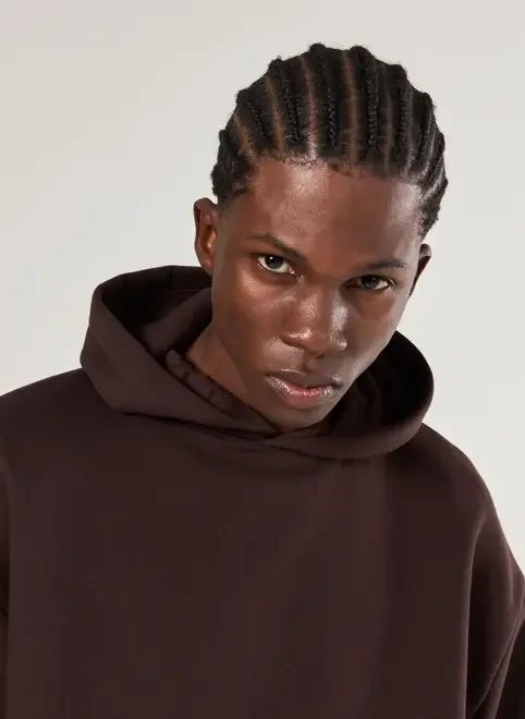 moletom oversized cropped marrom moletom oversized cropped marrom