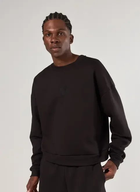 moletom oversized cropped bordado moletom oversized cropped bordado