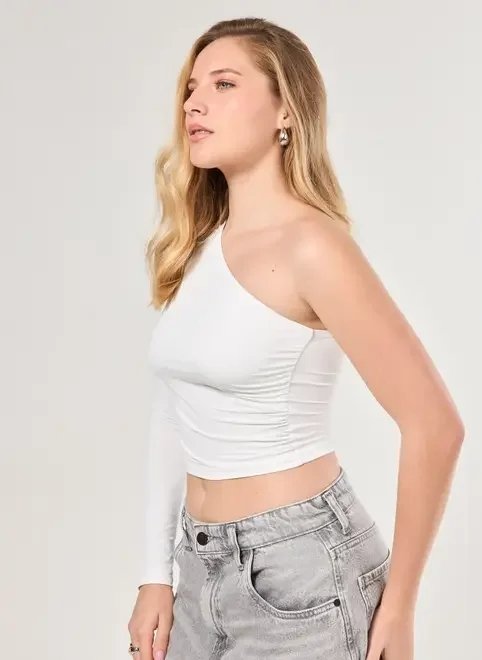 blusa manga longa única poliamida blusa manga longa única poliamida