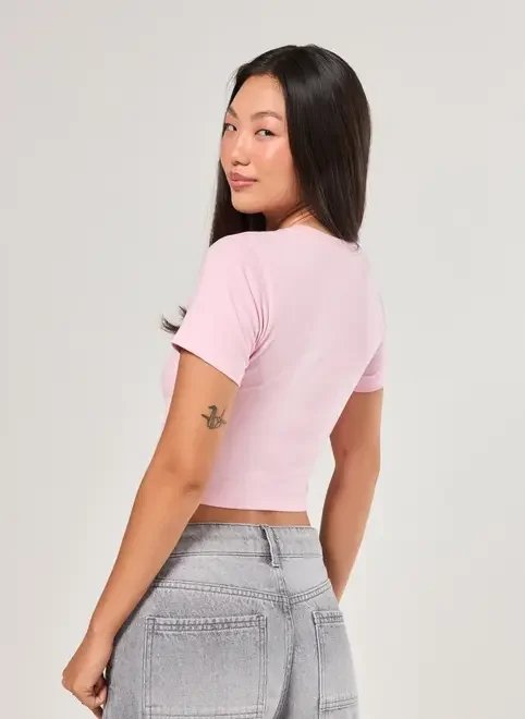 mini tee rosa amoras mini tee rosa amoras