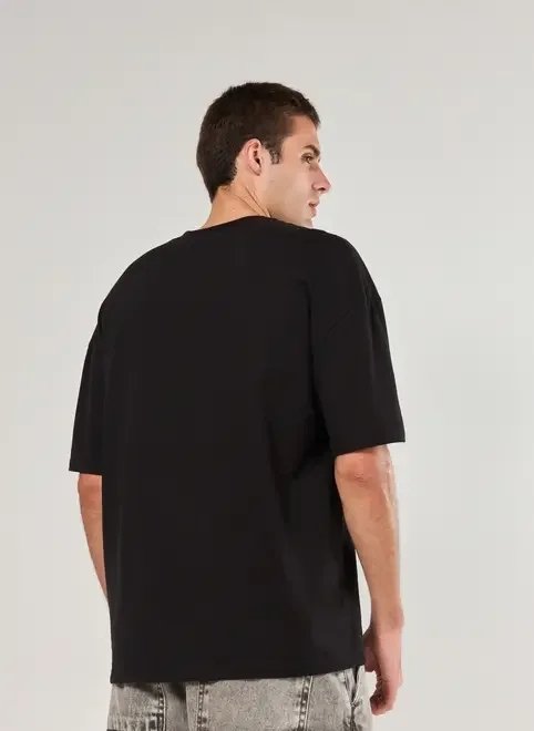 camiseta oversized preta cyber camiseta oversized preta cyber