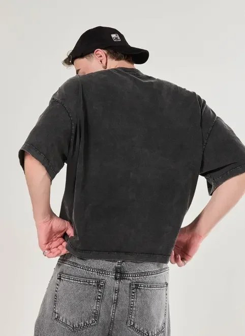 camiseta oversized cropped malhão replay camiseta oversized cropped malhão replay