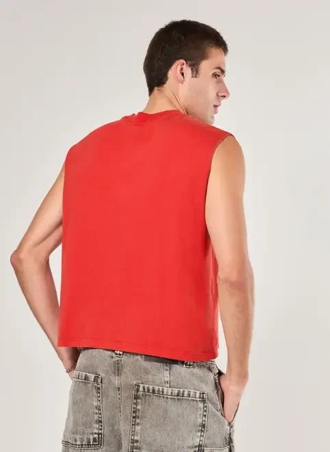 regata sleeveless box vermelha unify regata sleeveless box vermelha unify