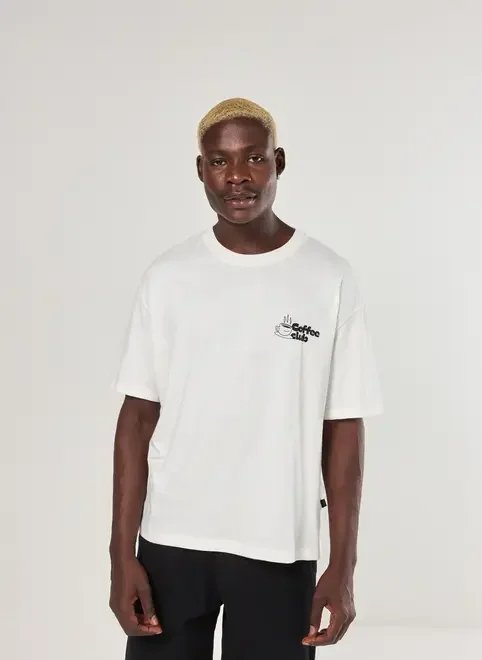 camiseta comfort off-white coffee camiseta comfort off-white coffee