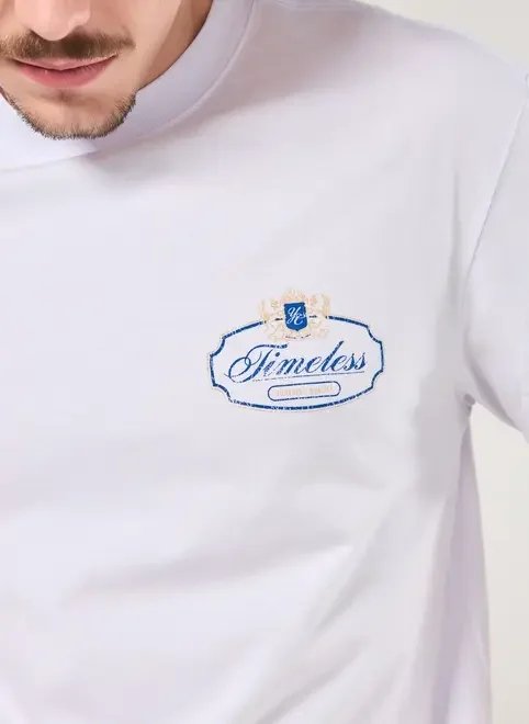 camiseta off-white comfort malhão timeless camiseta off-white comfort malhão timeless