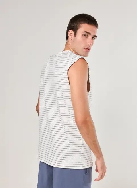 regata sleeveless listrada textura regata sleeveless listrada textura