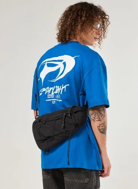 bolsa sling preta bolsa sling preta