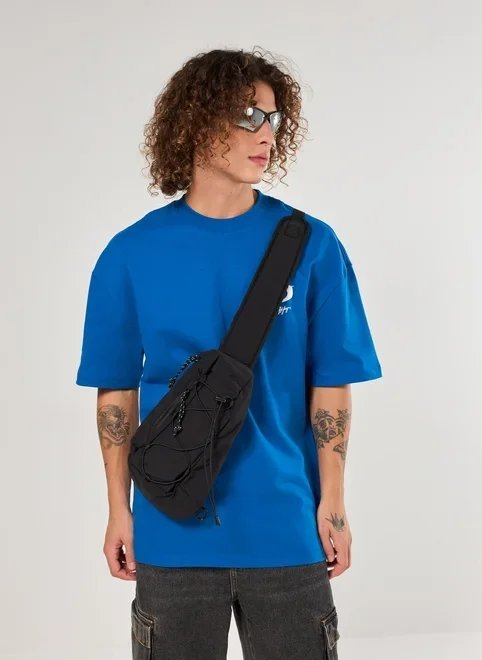 bolsa sling preta bolsa sling preta