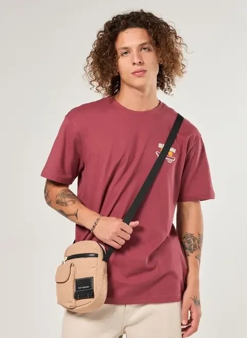 bolsa shoulder bag texturizada areia bolsa shoulder bag texturizada areia