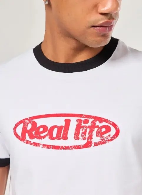 camiseta muscle tee real life camiseta muscle tee real life