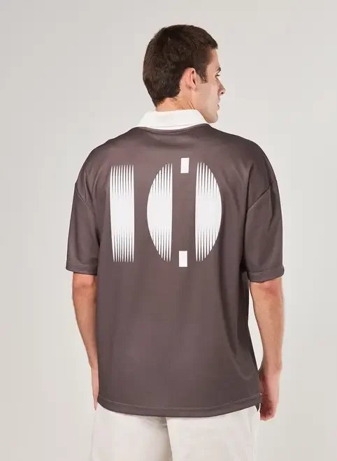 camiseta polo oversized estilo esportiva camiseta polo oversized estilo esportiva