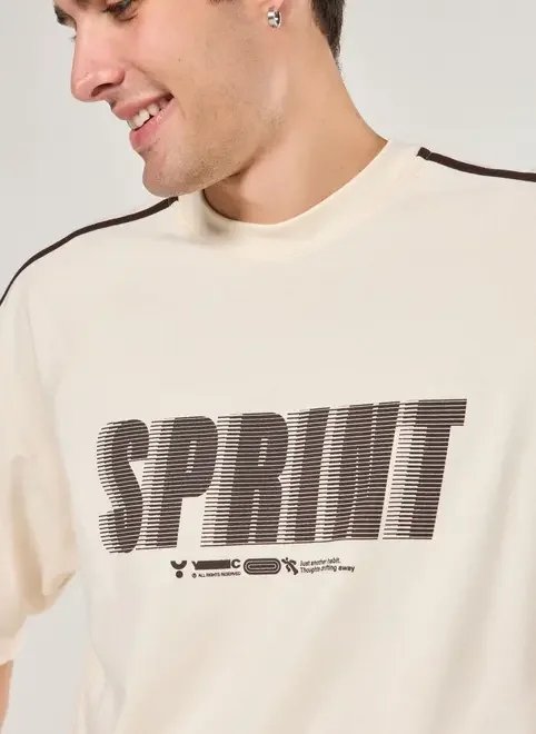 camiseta oversized malhão sprint camiseta oversized malhão sprint
