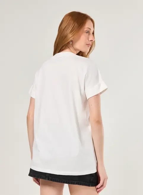 camiseta oversized off-white overthink camiseta oversized off-white overthink