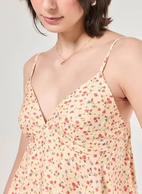 blusa amarelo manteiga florzinhas blusa amarelo manteiga florzinhas