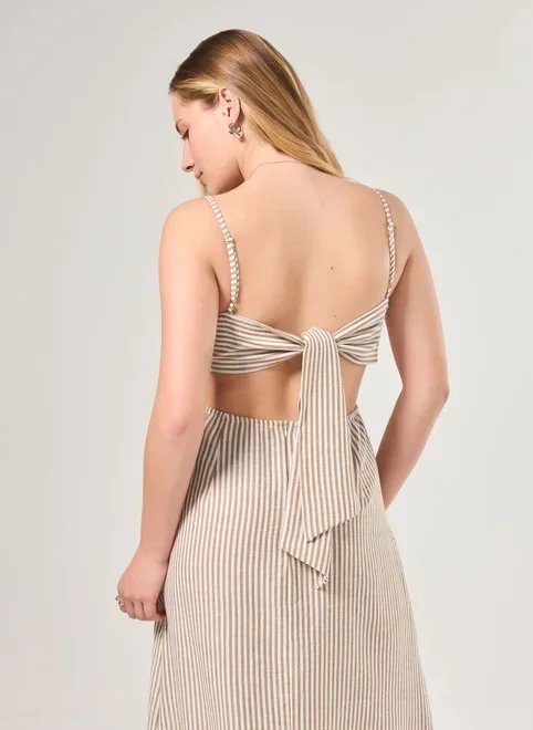 vestido longo listras vestido longo listras