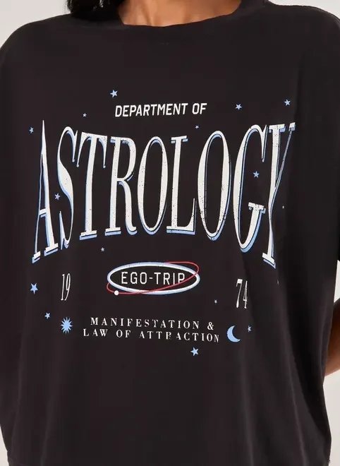 camiseta box preta astrology camiseta box preta astrology