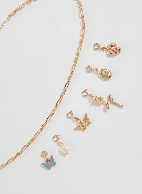 colar dourado pingentes personalizáveis colar dourado pingentes personalizáveis