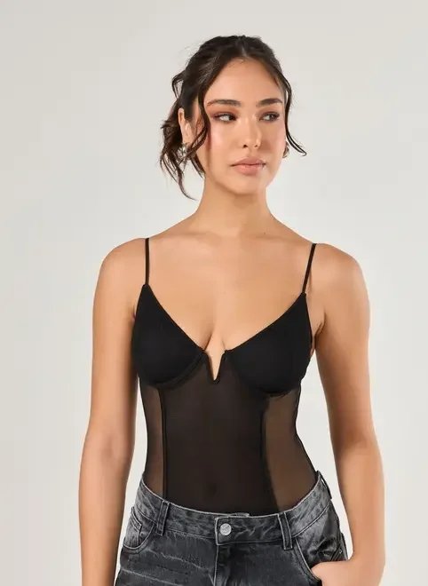 body tule preto costas abertas body tule preto costas abertas