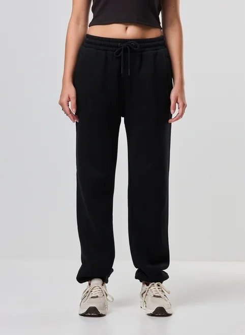 calça de moletom jogger elástico calça de moletom jogger elástico