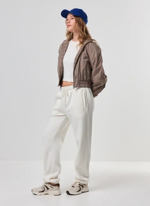 calça de moletom jogger elástico calça de moletom jogger elástico