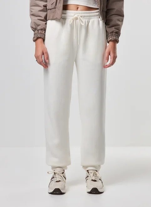 calça de moletom jogger elástico calça de moletom jogger elástico