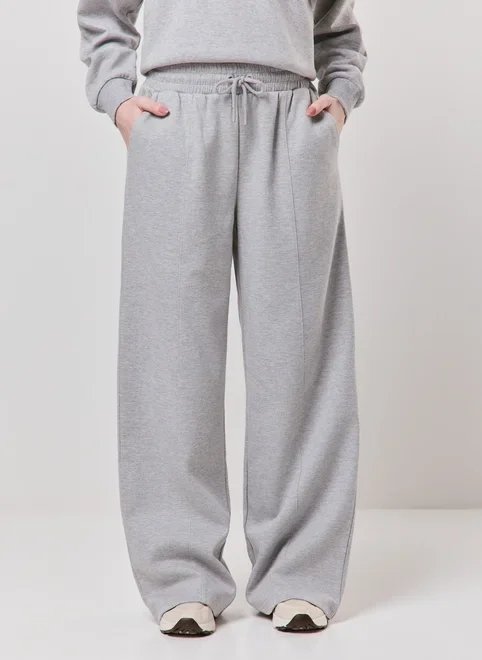 calça moletom wide leg calça moletom wide leg