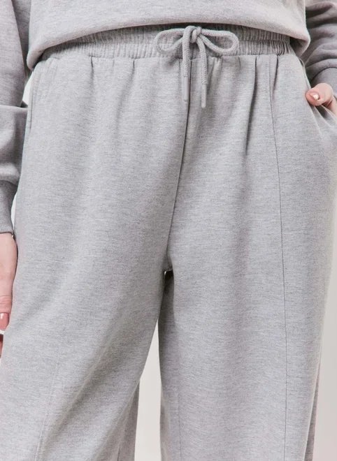calça moletom wide leg calça moletom wide leg