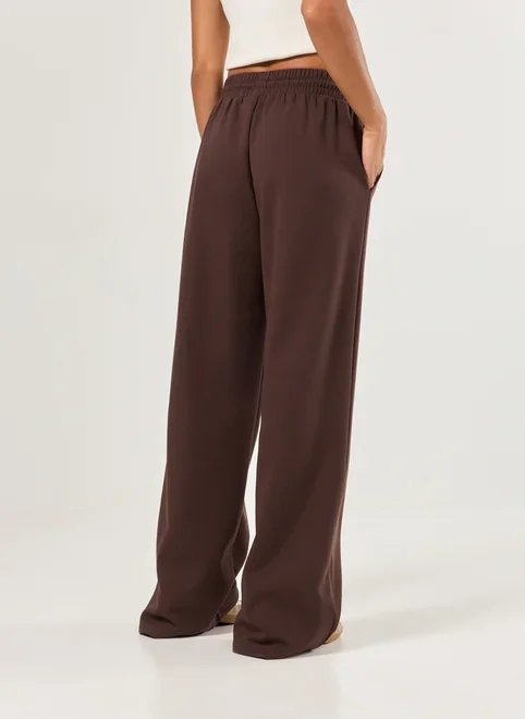 calça moletom wide leg calça moletom wide leg