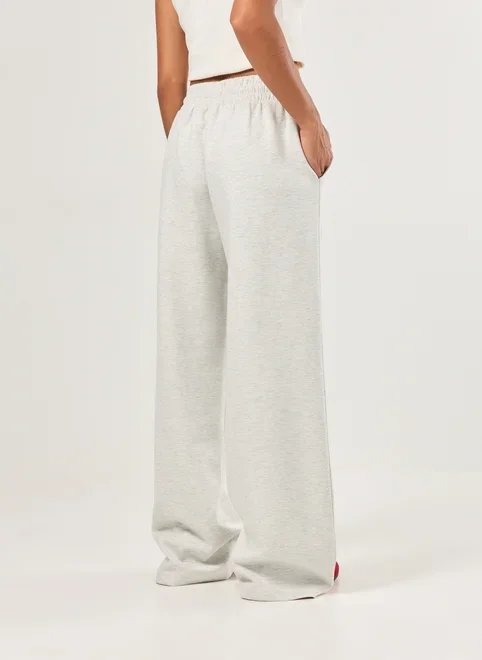 calça moletom wide leg calça moletom wide leg